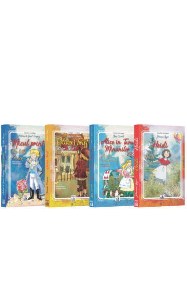 Pachet: Micul print, Oliver Twist, Alice in Tara Minunilor, Heidi